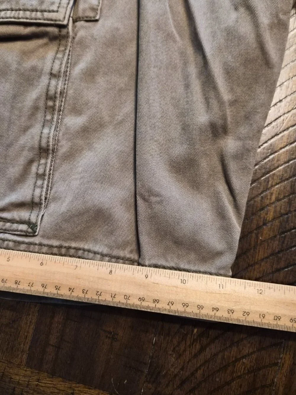 Vintage Levis Cargo Shorts Men 32 Olive Green Canvas 100% Cotton Work Y2K G595